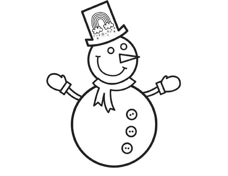 Merry and Bright Snowman Craftivity | Seasonal Classroom Decor  | UPRINT | Schoolgirl Style