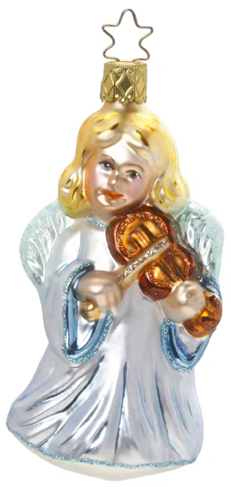 Serene Sound Angel Ornament by Inge Glas of Germany