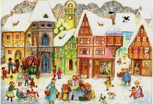 Shopping for Christmas Advent Calendar by Richard Sellmer Verlag