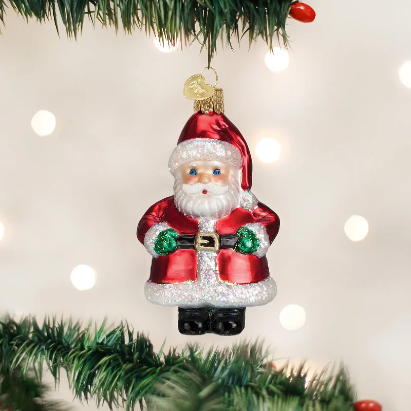 Short Stuff Santa Ornament