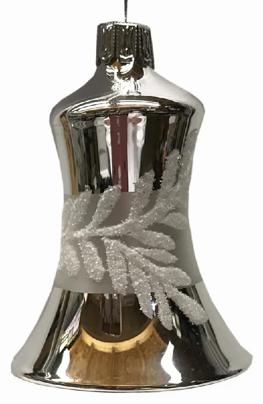 Silver Bell, Twig Ornament by Glas Bartholmes