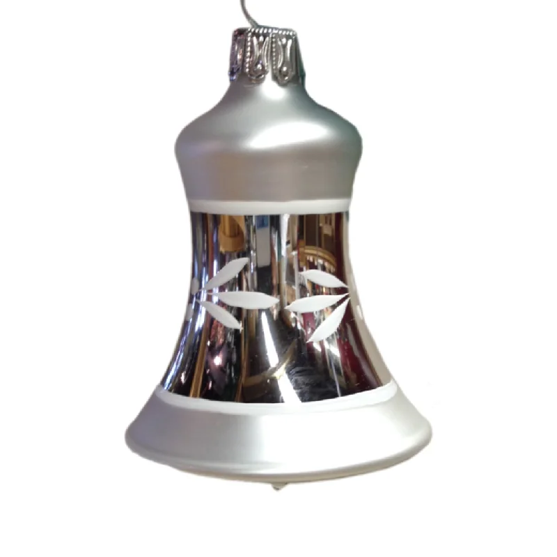 silver Nostalgia Charm Bell Ornament by Glas Bartholmes