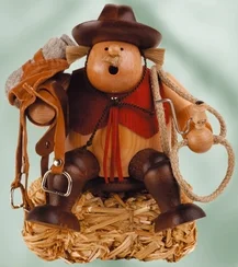 Sitting Cowboy Incense Smoker by KWO