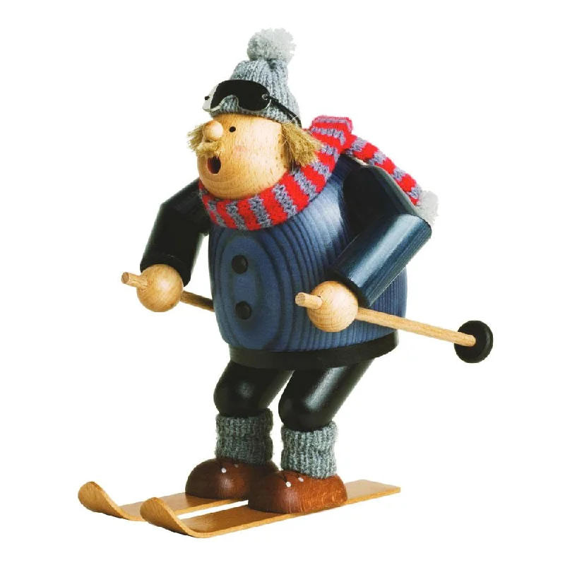 Skier on Skis, Incense Smoker by KWO