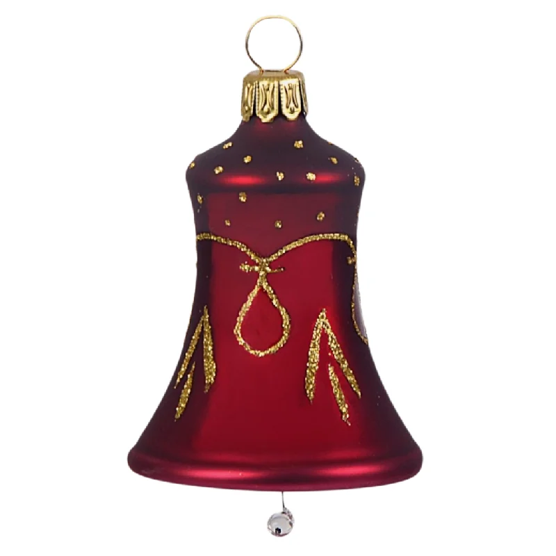 Bell, 4cm, Matte Bordeaux by Glas Bartholmes