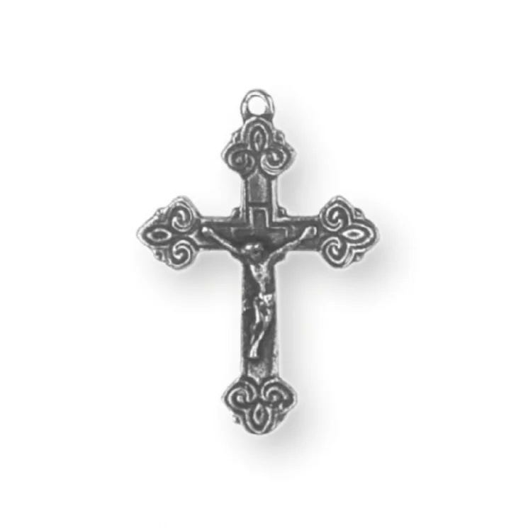 Small Cross Pewter Ornament by Kuehn Pewter