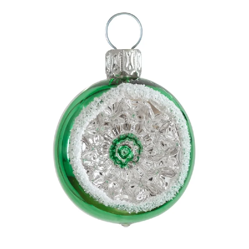 Reflector, 4cm, green by Glas Bartholmes