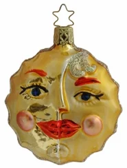 Smiling Sun Ornament by Inge Glas of Germany