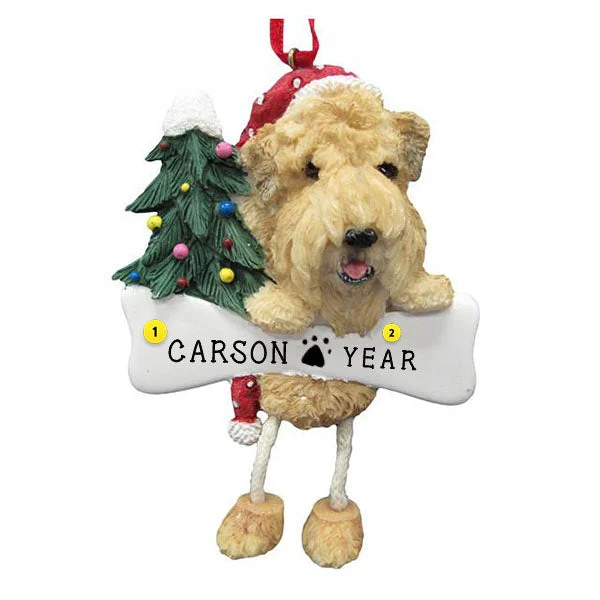 Personalized Soft-Coated Wheaten Terrier Dog Ornament