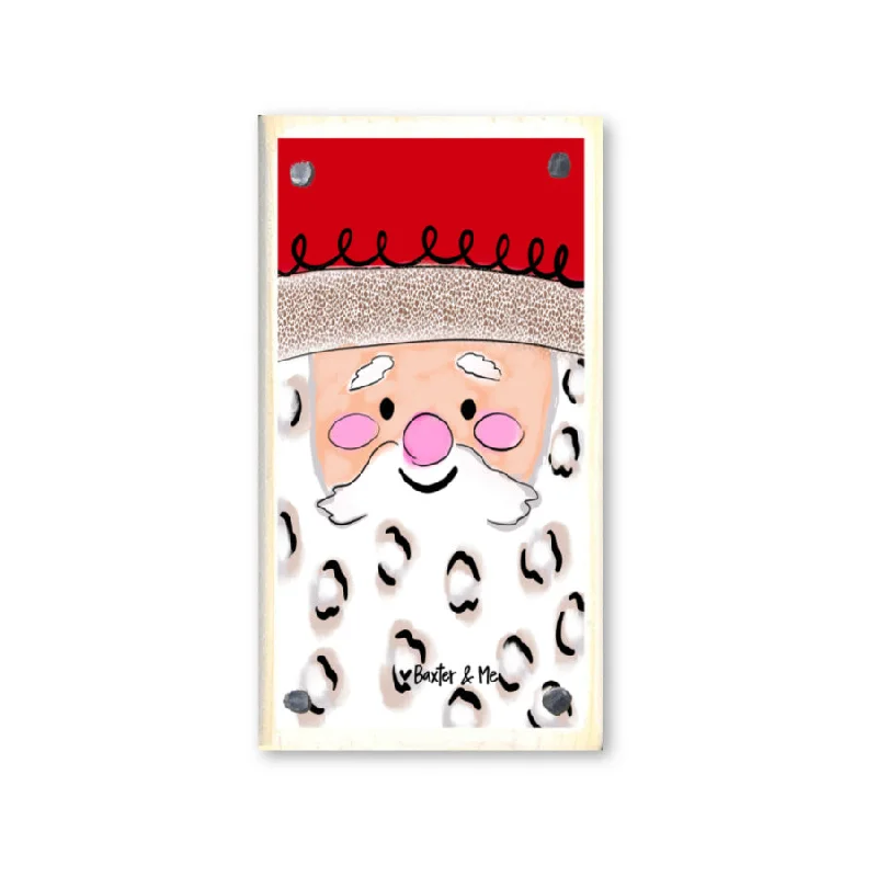 Square Face Santa Happy Block