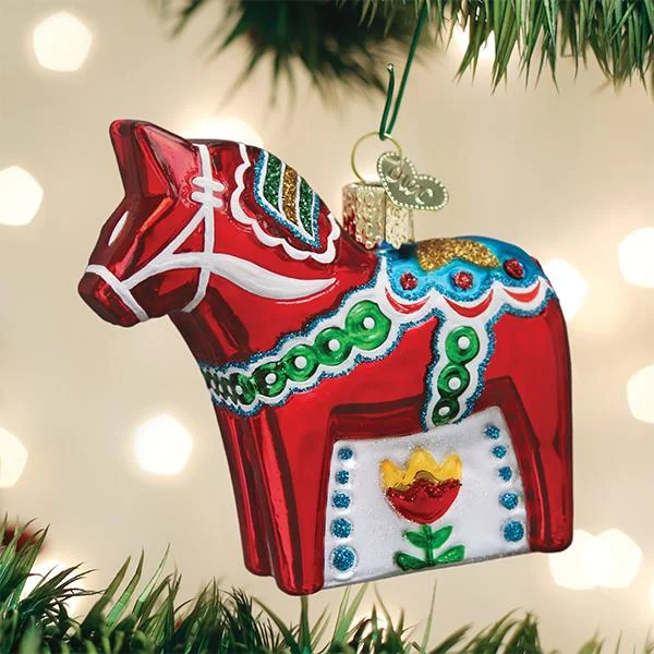 Swedish Dala Horse Ornament