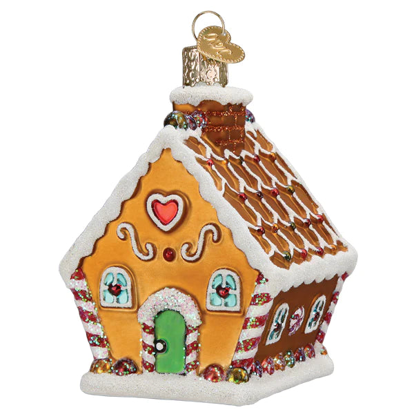 Sweet Gingerbread Cottage Ornament - Old World Christmas