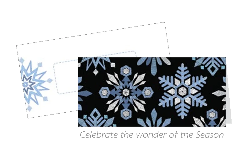 Tall Traditions 16 Count Cards - Snowflakes