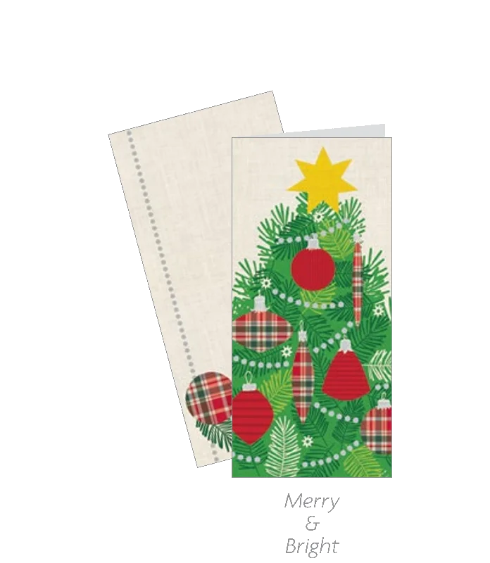 Tall Traditions 16 Count Cards - Tartan Ornaments