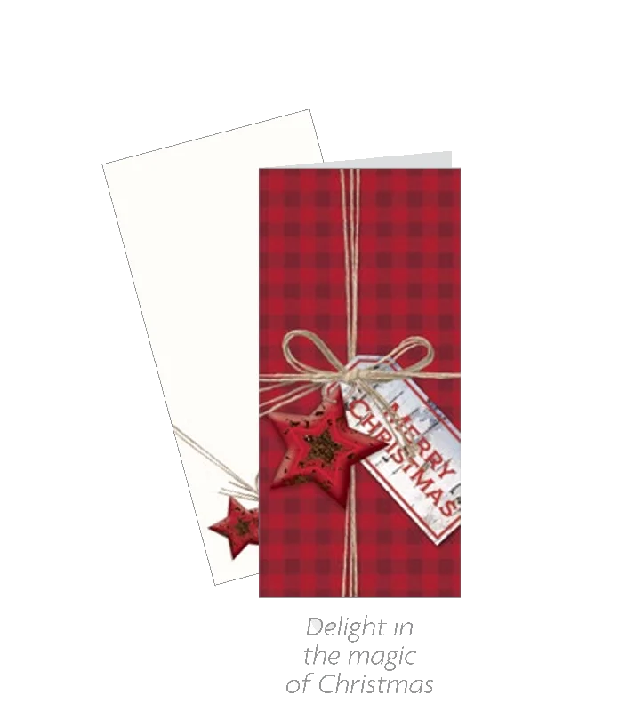 Tall Traditions 16 Count Cards - Tartan Present