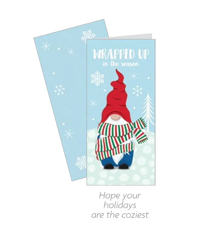 Tall Traditions 16 Count Cards - Wrapped Up Gnome