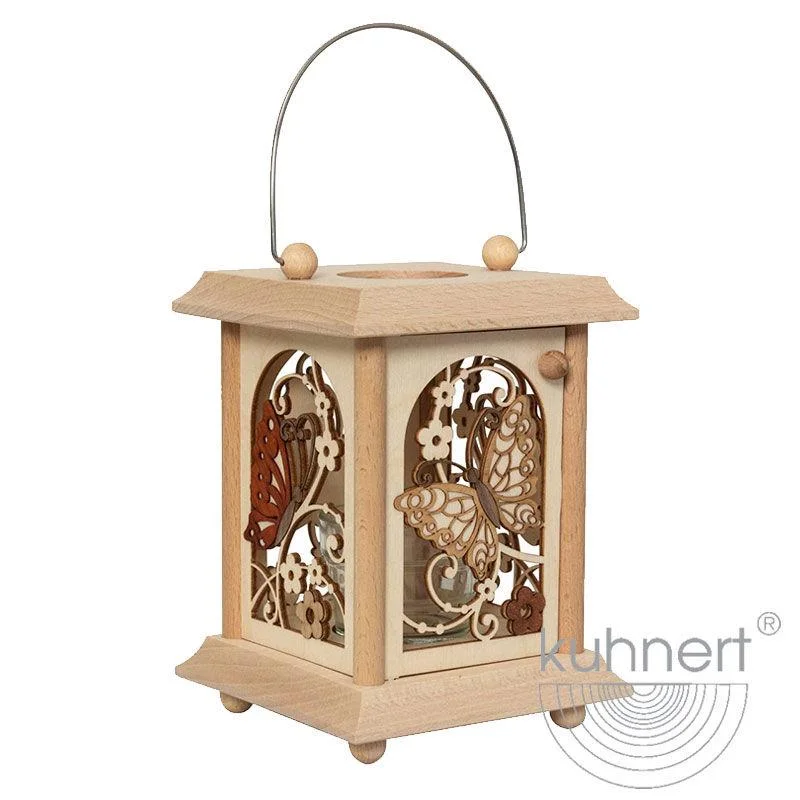 Tea Light Lantern Butterflies by Kuhnert GmbH