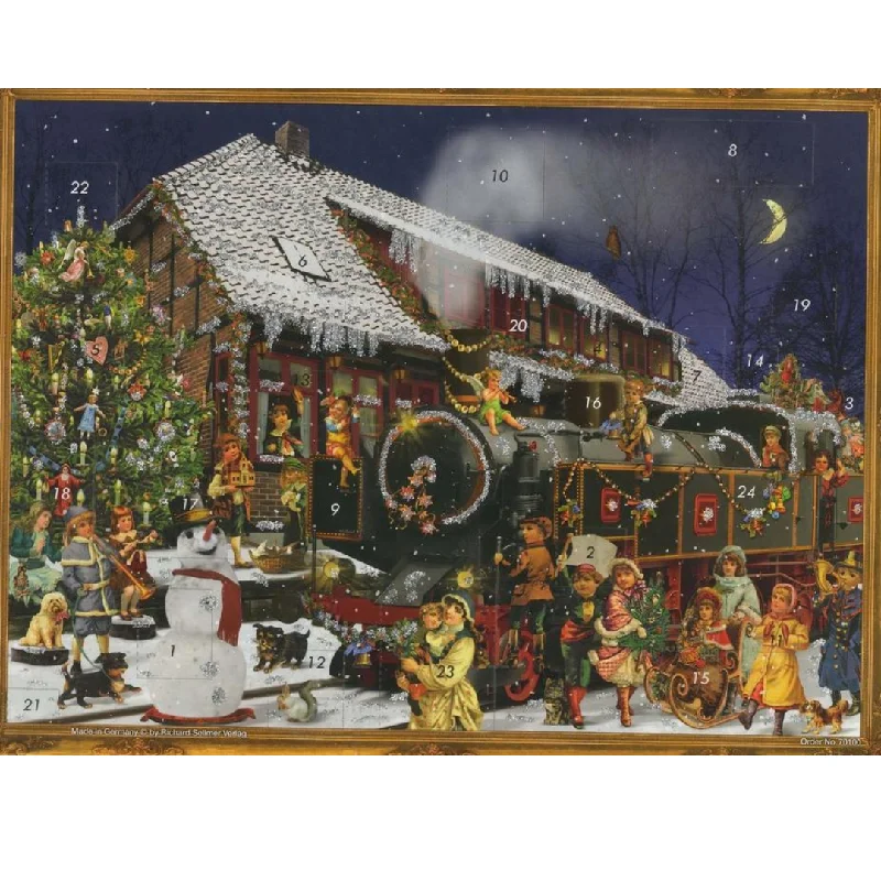 The Christmas Train is coming Advent Calendar by Richard Sellmer Verlag