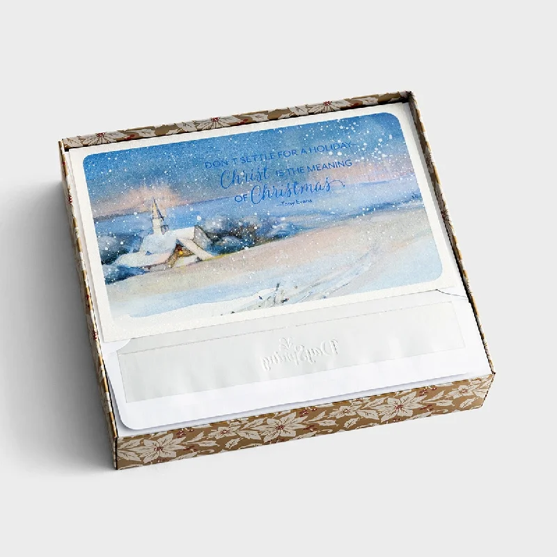 Tony Evans - Christ is the Meaning - 18 Christmas Boxed Cards