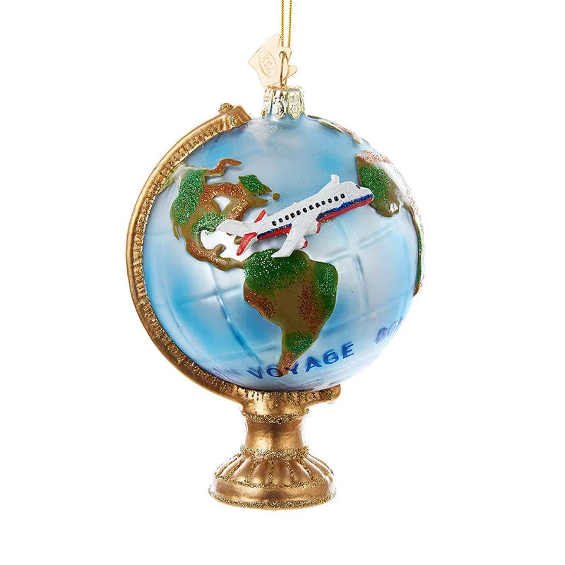 Travel Globe Ornament