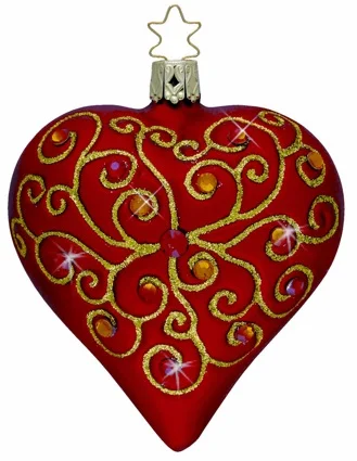 Treasured Love Ornament by Inge Glas of Germany