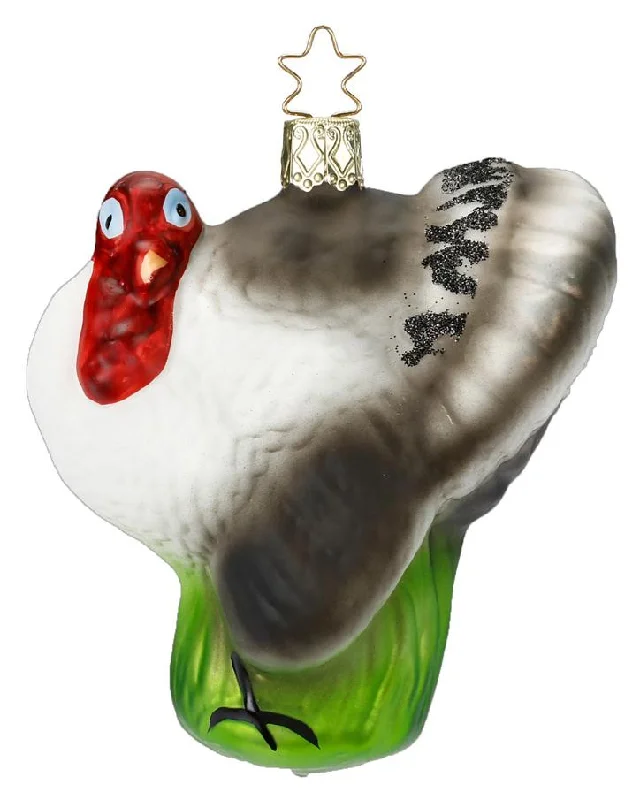 Turkey Trot Ornament by Inge Glas of Germany