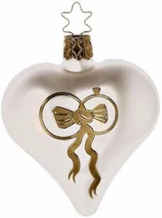 Union Heart Ornament by Inge Glas of Germany