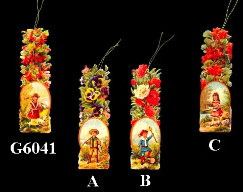 Victorian Style Scrap Children Bookmarks by Ernst Freihoff Papierwaren - $3 each