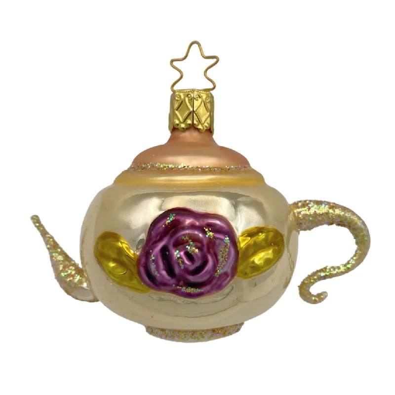 Victorian Teapot Ornament by Inge Glas of Germany