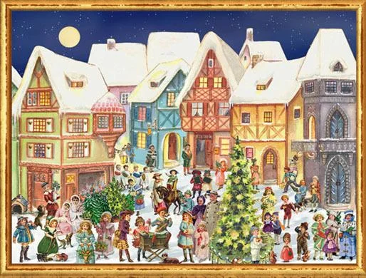 Village Center Advent Calendar by Richard Sellmer Verlag