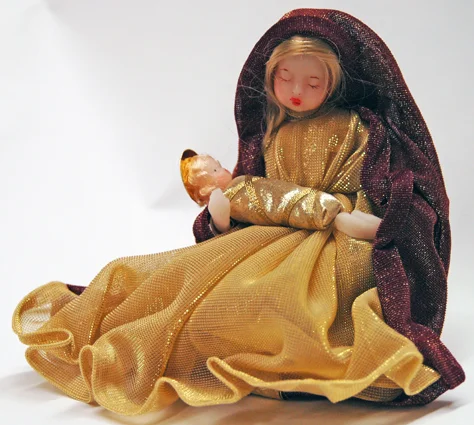 Wax Madonna by Margarete and Leonore Leidel in Iffeldorf