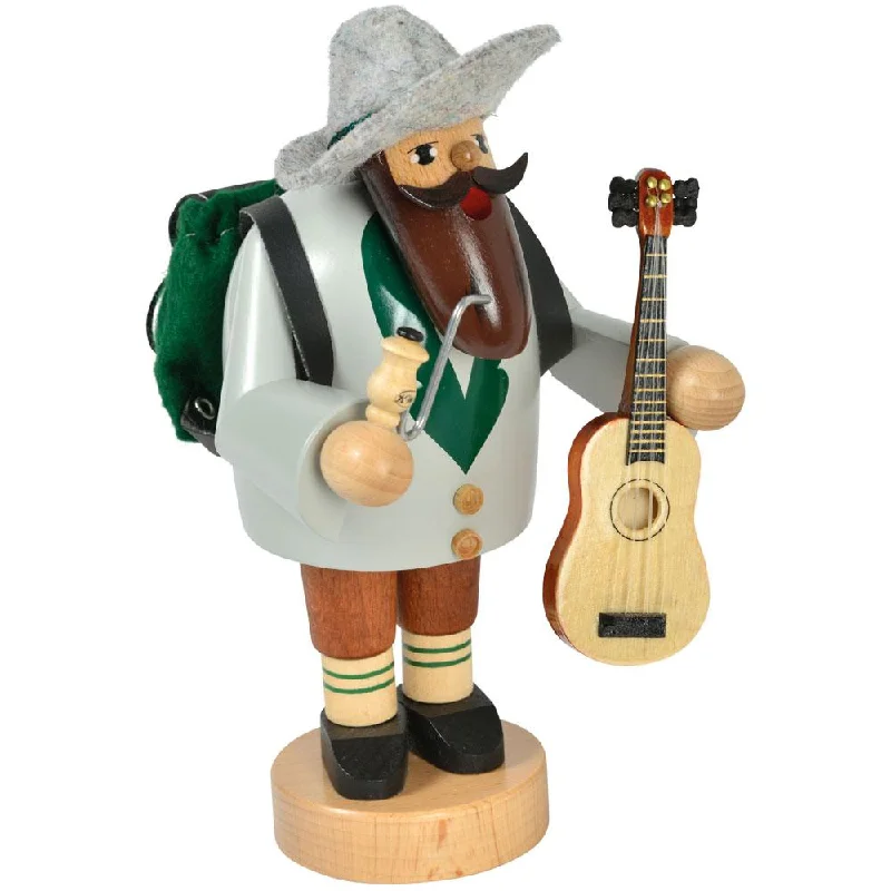 Wayfaring man with guitar Incense Smoker by KWO