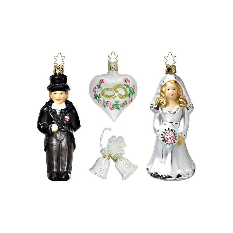 Wedding Day, 4 pc set by Inge Glas of Germany