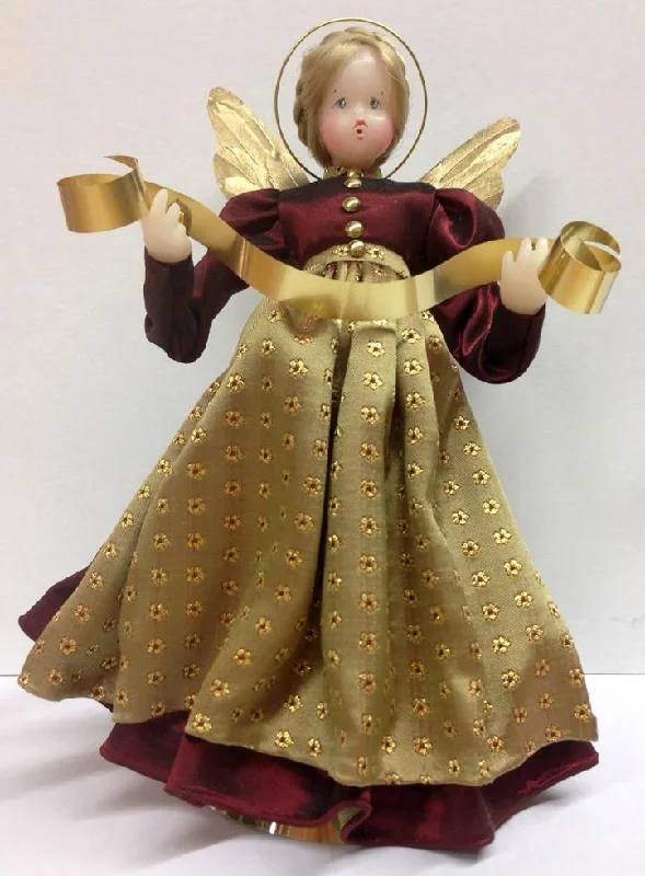 Wine with Gold Apron Wax Angel by Margarete and Leonore Leidel in Iffeldorf