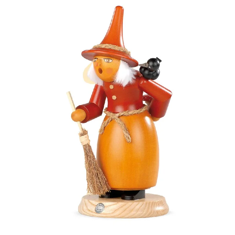 Witch with Raven Incense Smoker by Mueller GmbH