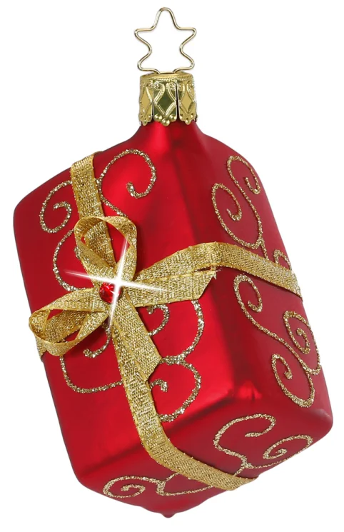 Wrapped in Red Ornament by Inge Glas of Germany