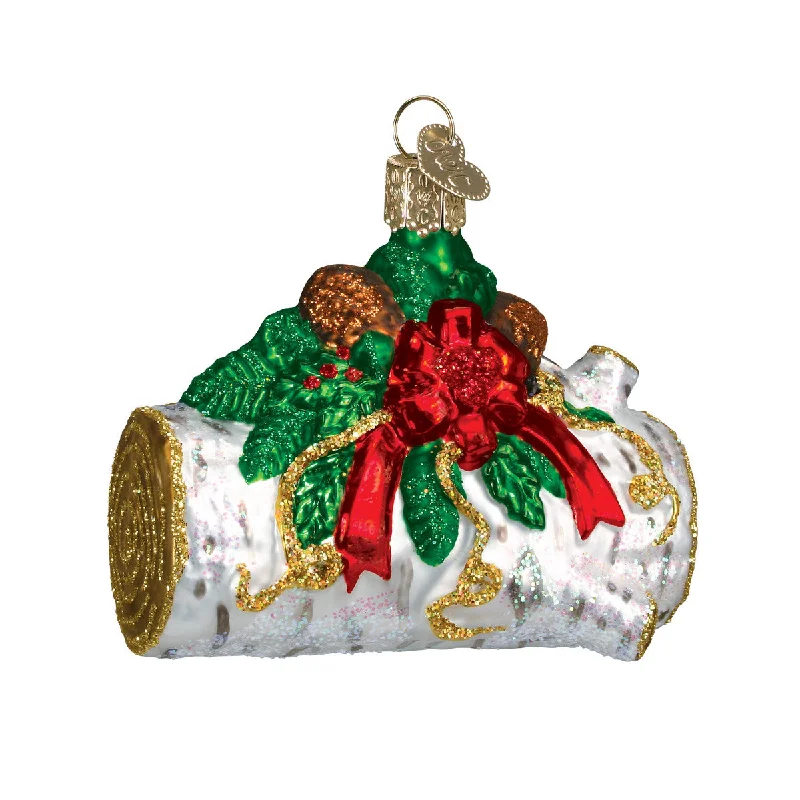 Yule Log Ornament - Old World Christmas