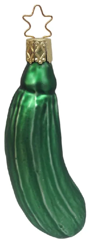 Zucchini Ornament by Inge Glas of Germany